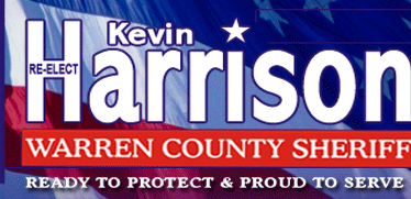 Re-Elect Kevin Harrison as Warren County Sheriff